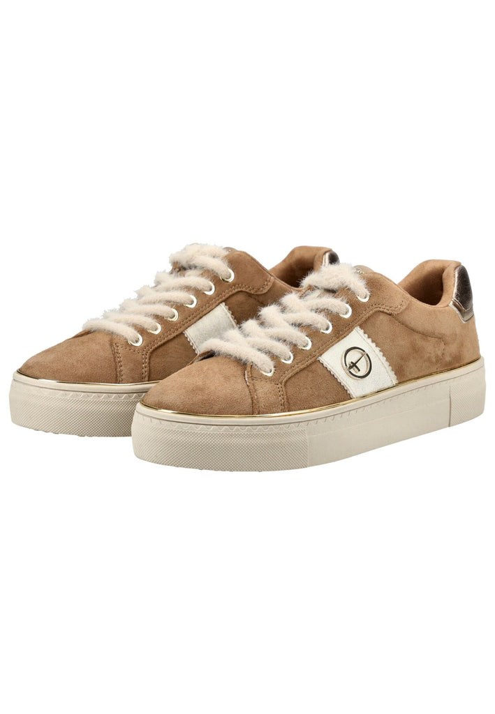 Tamaris Sneaker Veloursleder Camel