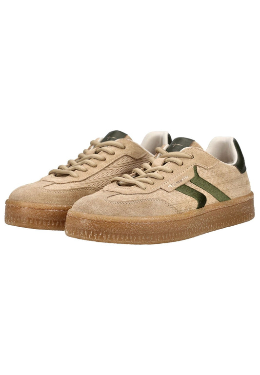 Tamaris Sneaker Veloursleder Dunkelbraun/Schwarz