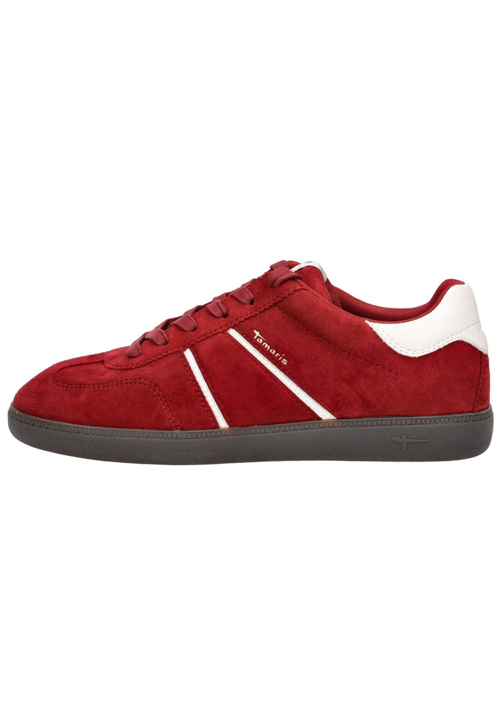 Tamaris Sneaker Veloursleder Merlot