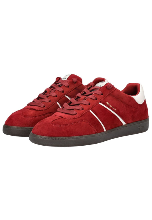 Tamaris Sneaker Veloursleder/Synthetik Merlot