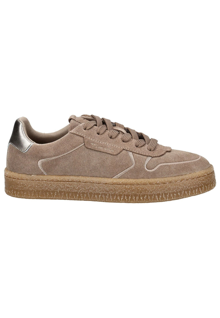 Tamaris Sneaker Veloursleder Taupe