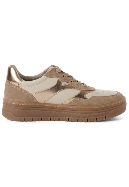 Tamaris Sneaker Veloursleder/Textil Braun