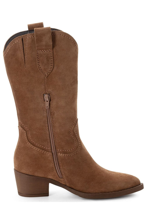 Tamaris Stiefel Leder Braun