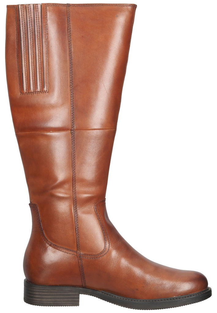 Tamaris Stiefel Leder Cognac