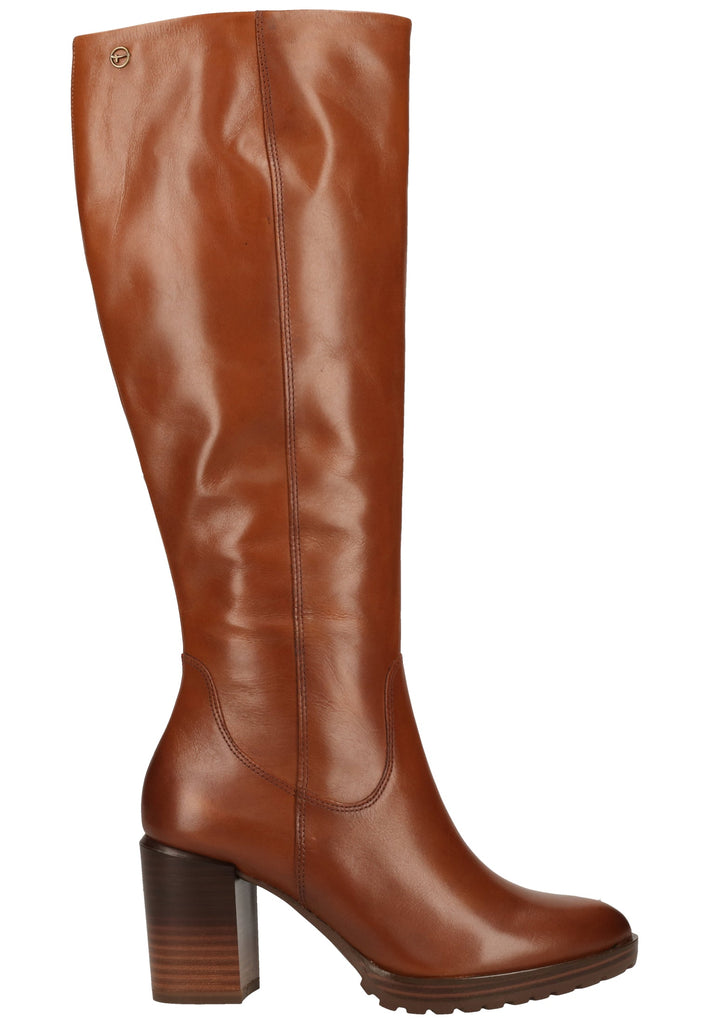 Tamaris Stiefel Leder Cognac