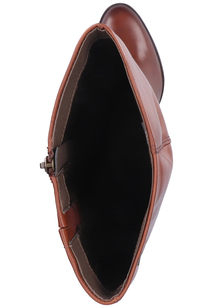 Tamaris Stiefel Leder Cognac