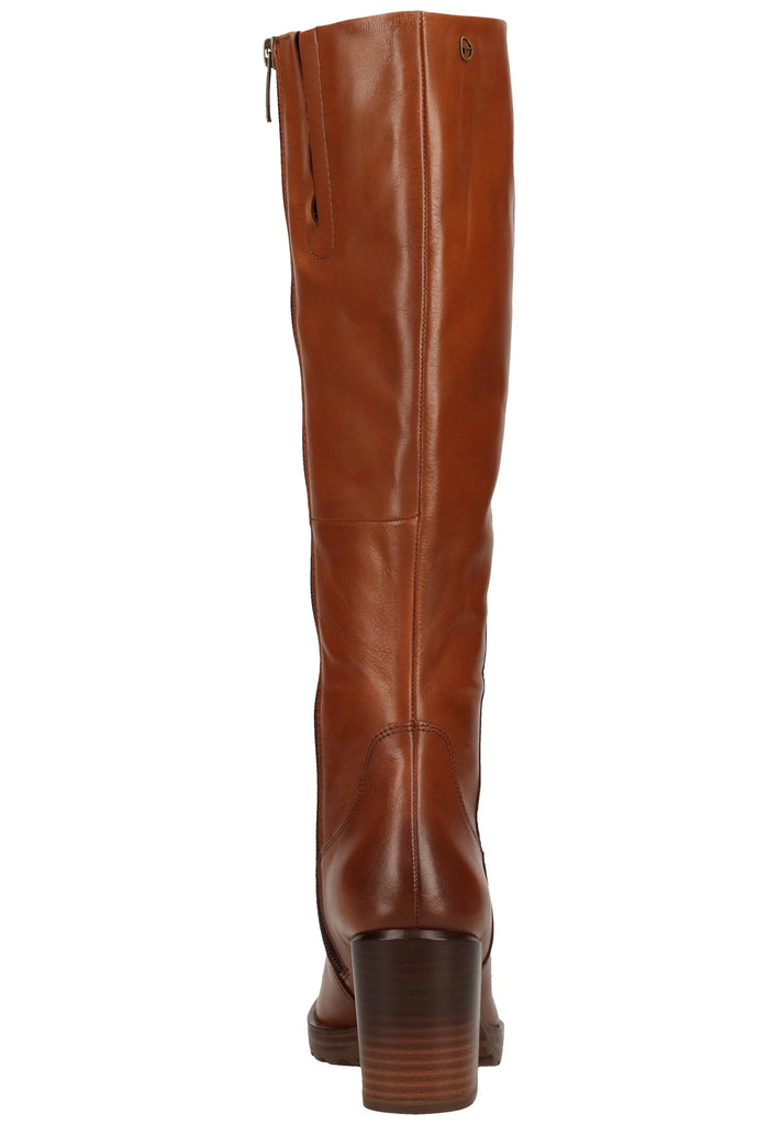 Tamaris Stiefel Leder Cognac