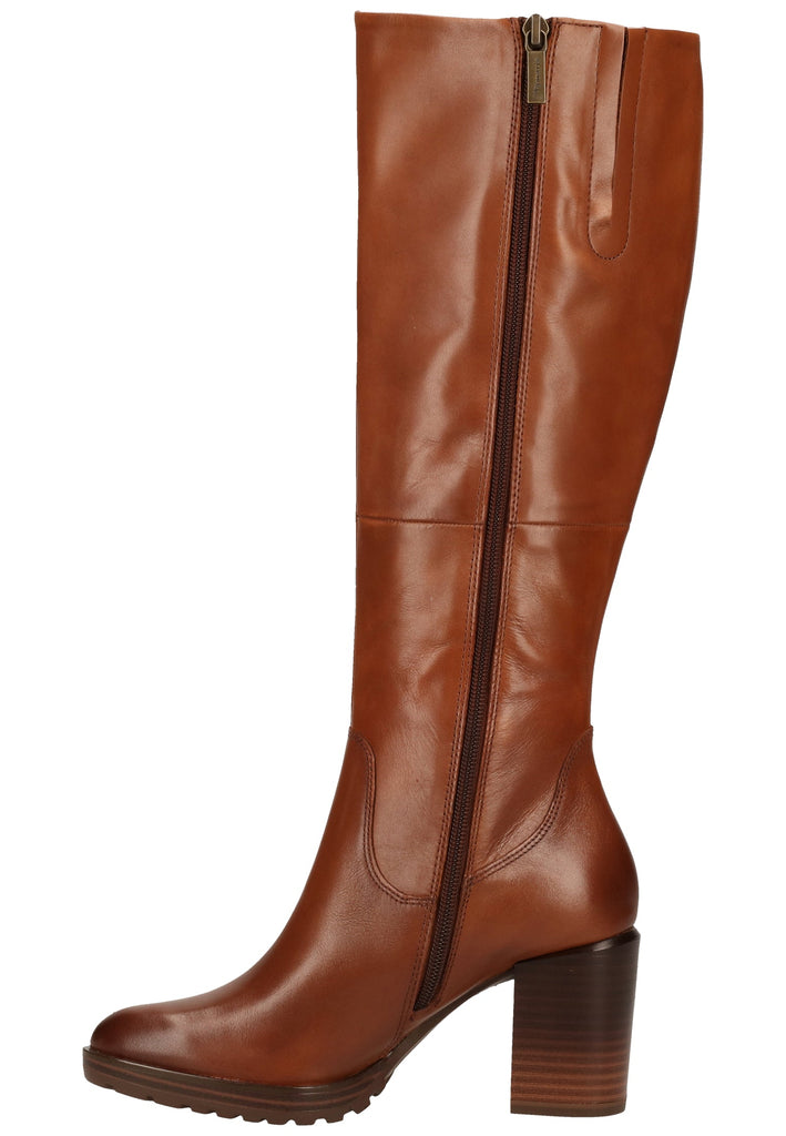 Tamaris Stiefel Leder Cognac