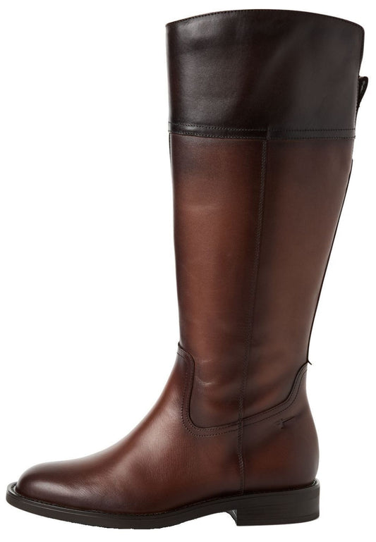 Tamaris Stiefel Leder Cognac