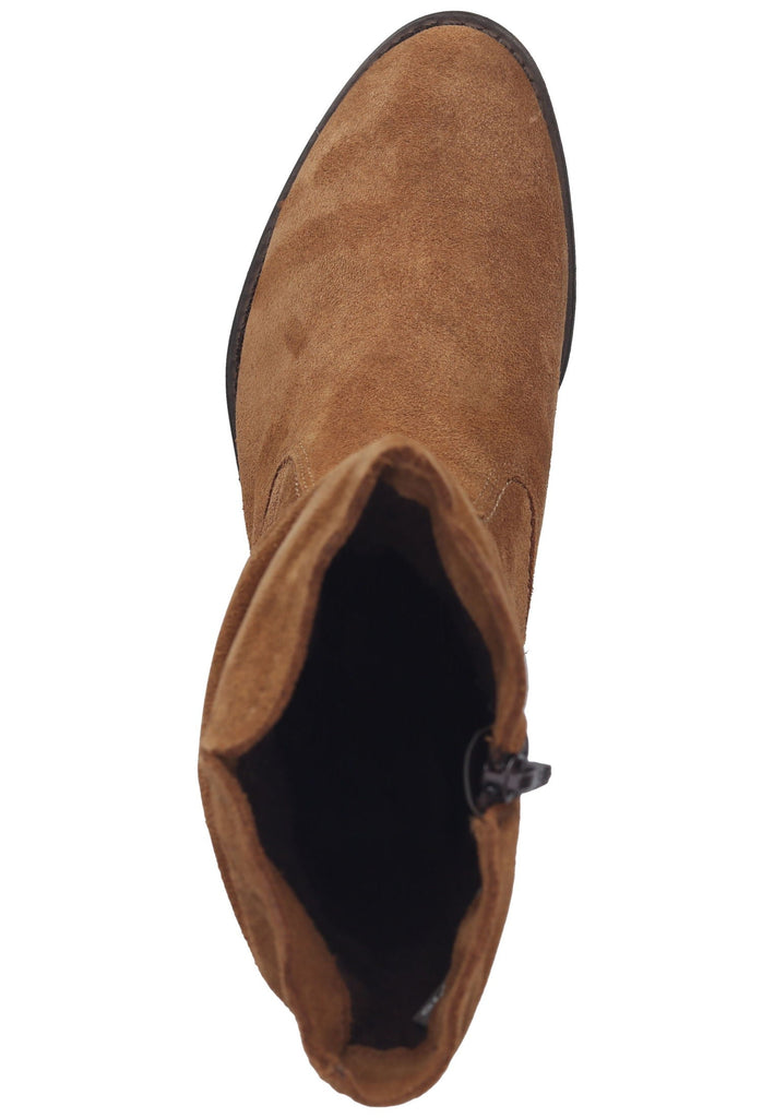 Tamaris Stiefel Leder Cognac Warmfutter