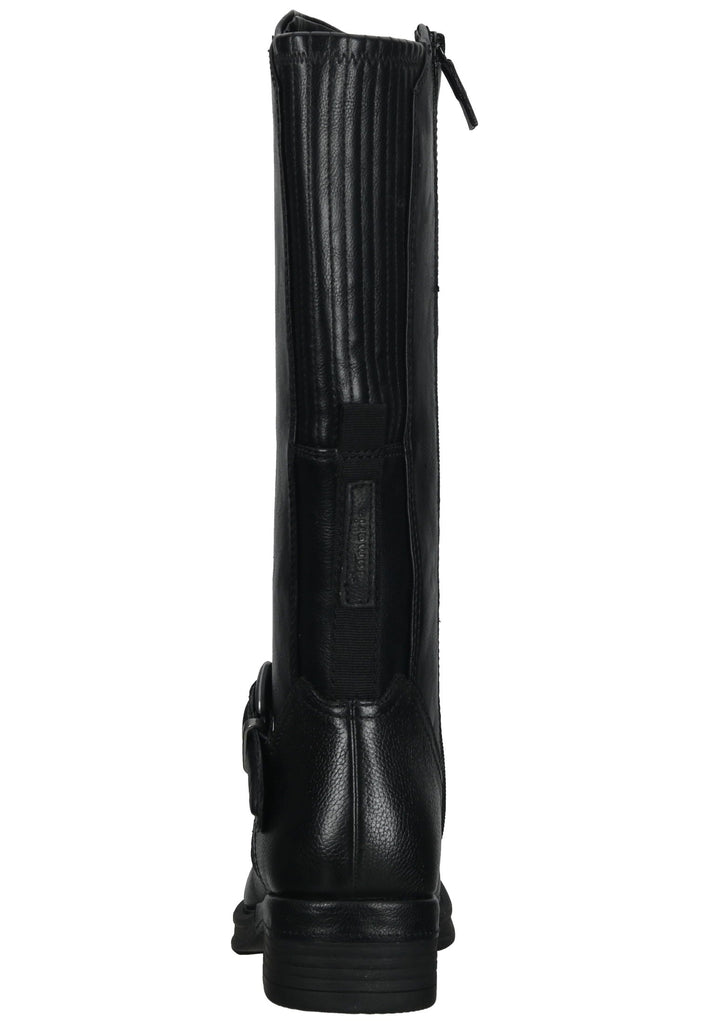Tamaris Stiefel Leder Schwarz