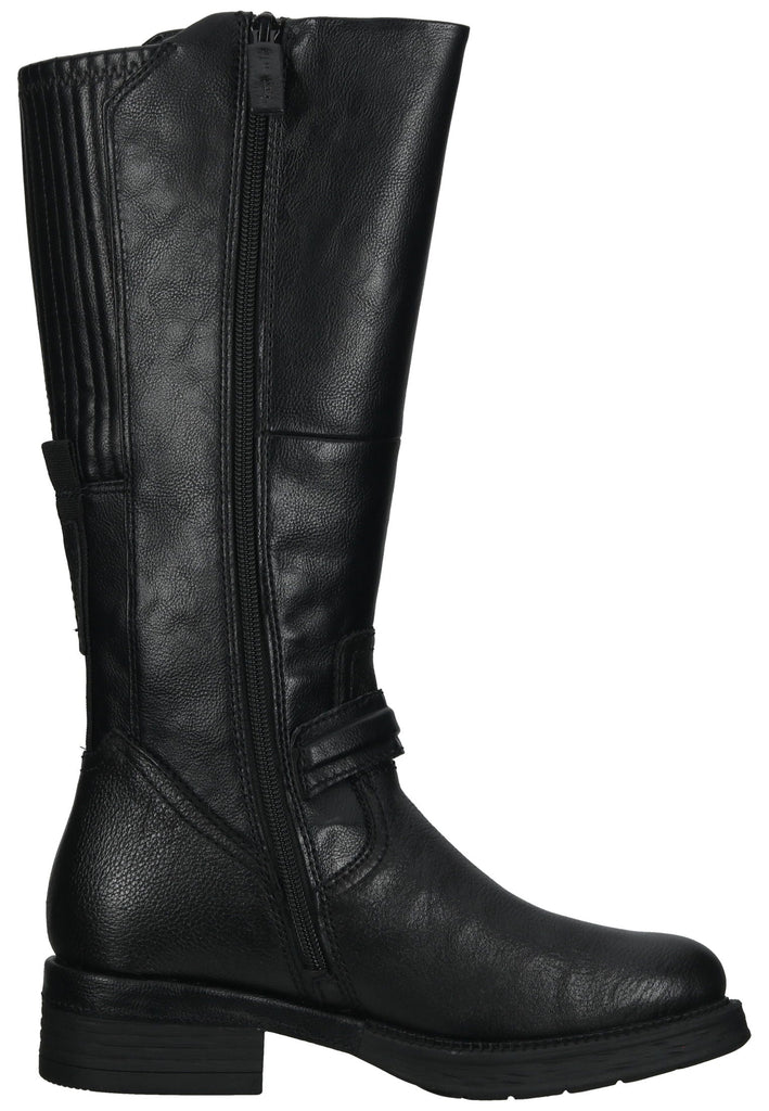 Tamaris Stiefel Leder Schwarz