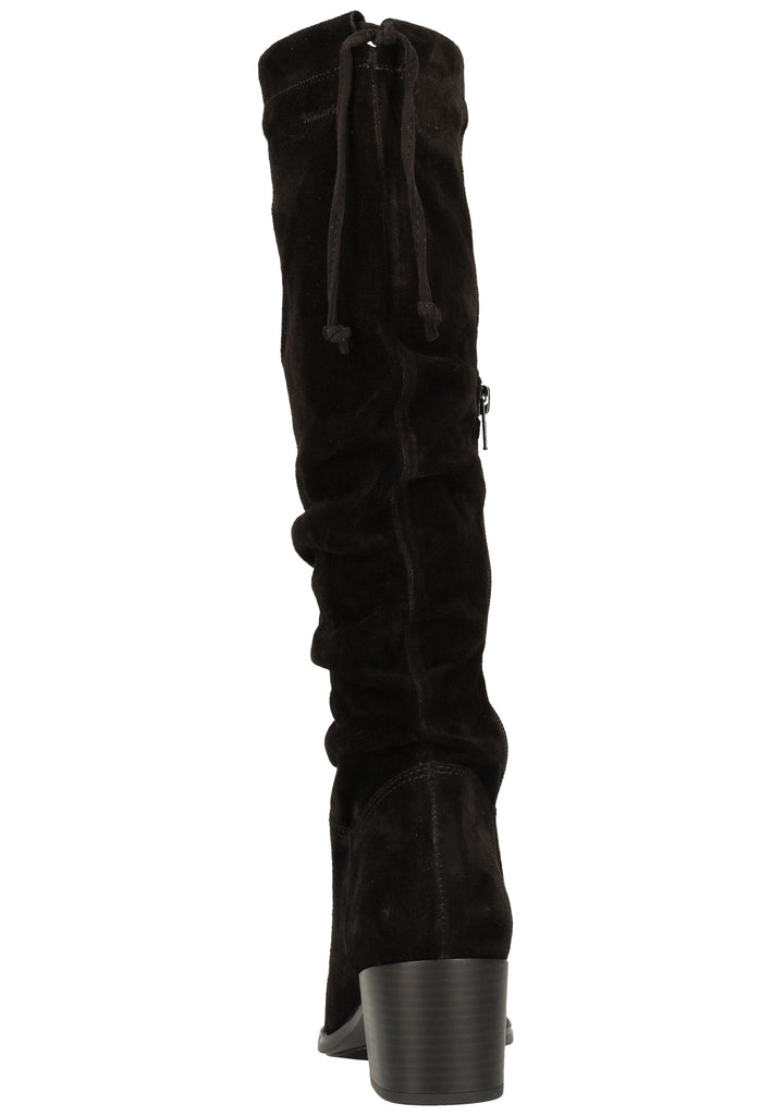 Tamaris Stiefel Leder Schwarz