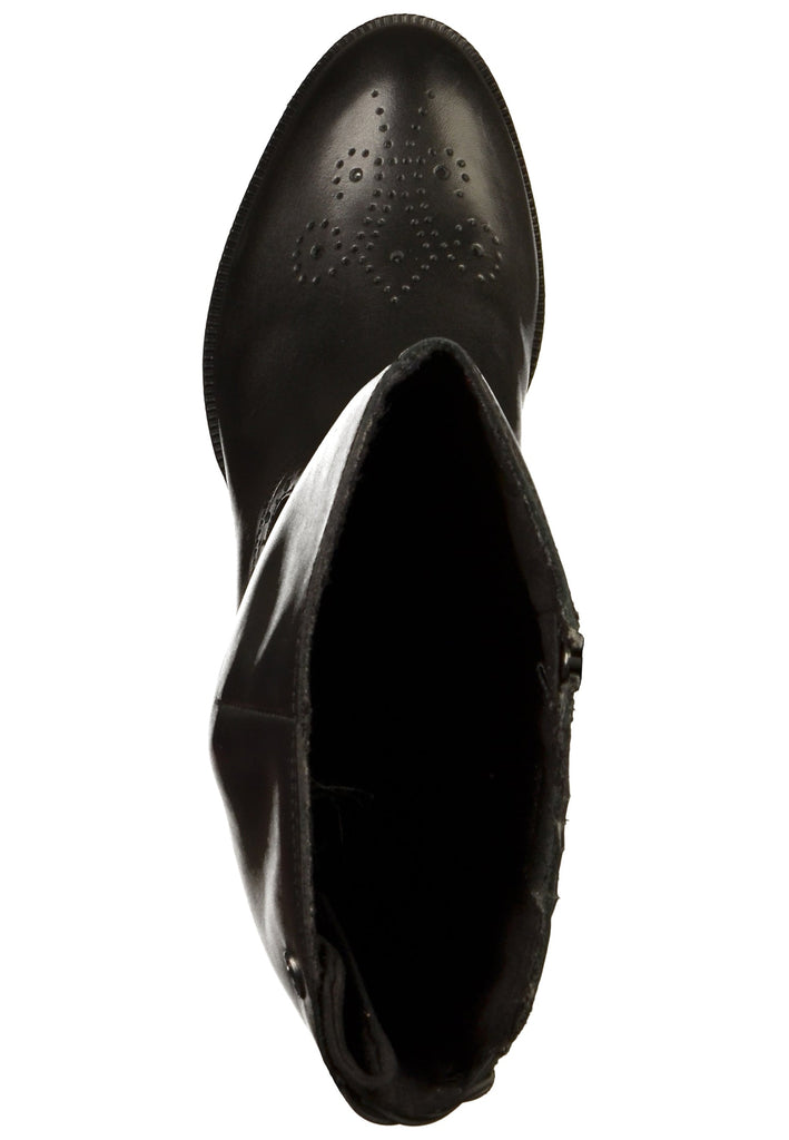 Tamaris Stiefel Leder Schwarz
