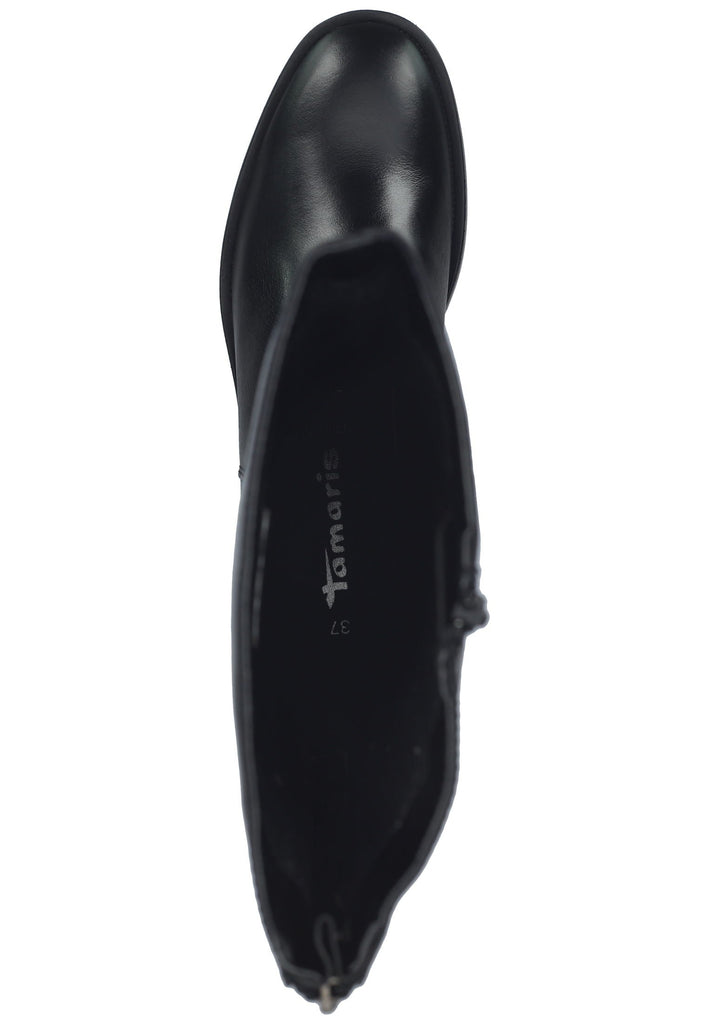 Tamaris Stiefel Leder Schwarz