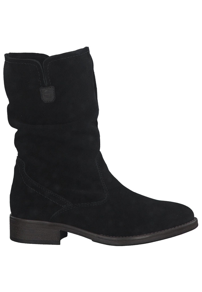 Tamaris Stiefel Leder Schwarz Warmfutter