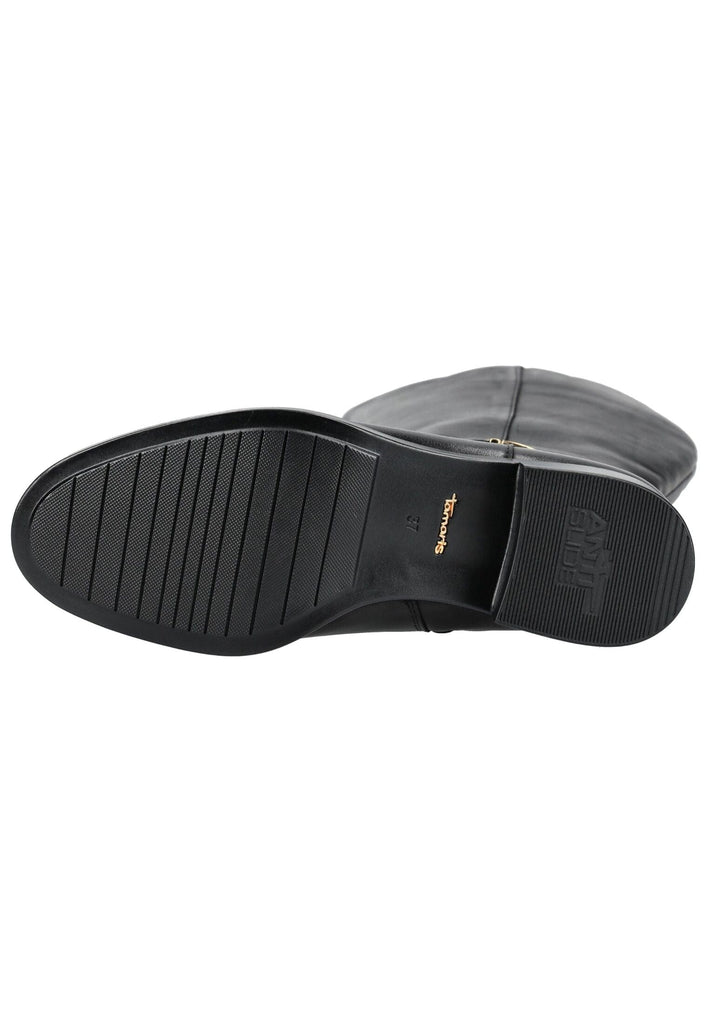 Tamaris Stiefel Leder Schwarz Warmfutter