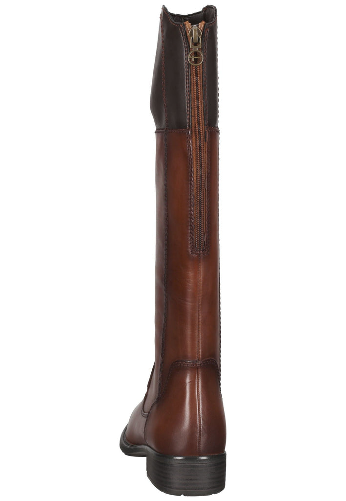 Tamaris Stiefel Leder/Synthetik Brandy