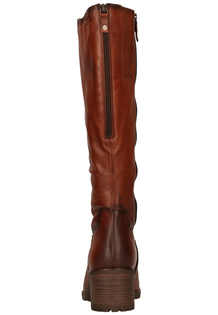Tamaris Stiefel Leder/Synthetik Chestnut