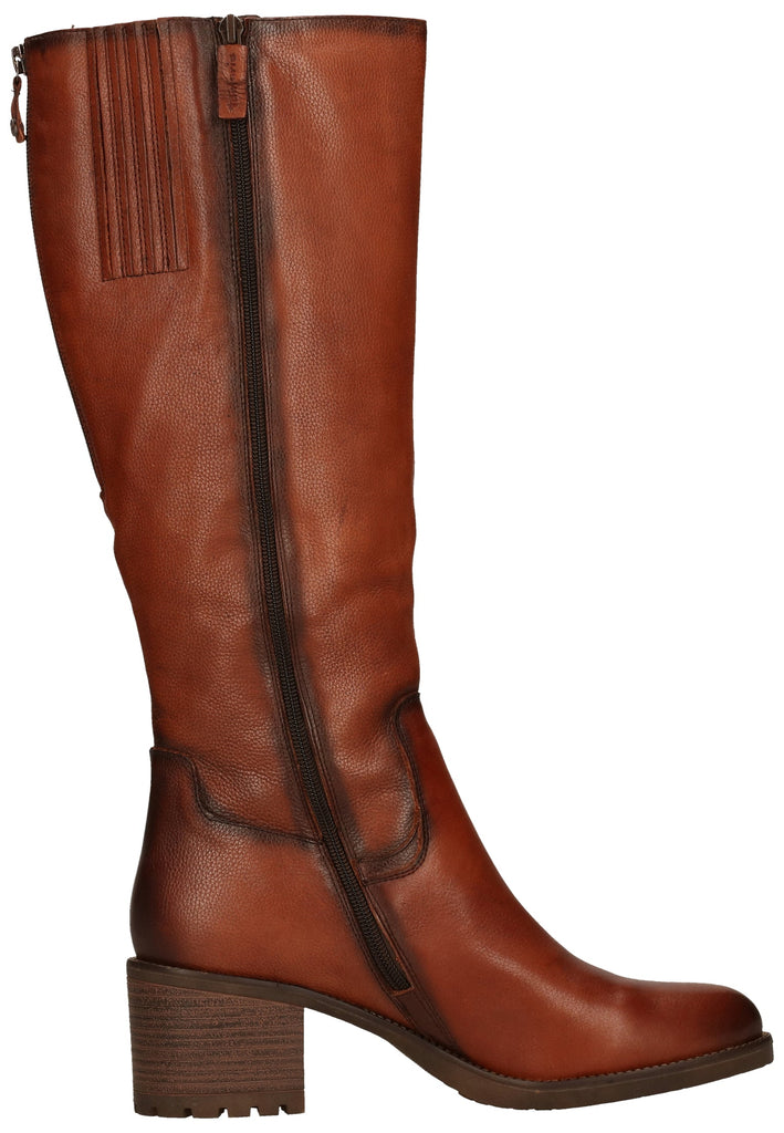Tamaris Stiefel Leder/Synthetik Chestnut