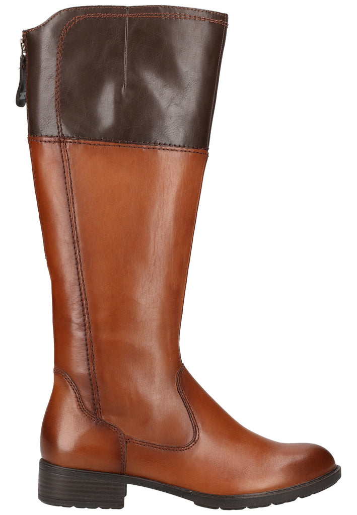 Tamaris Stiefel Leder/Synthetik Cognac