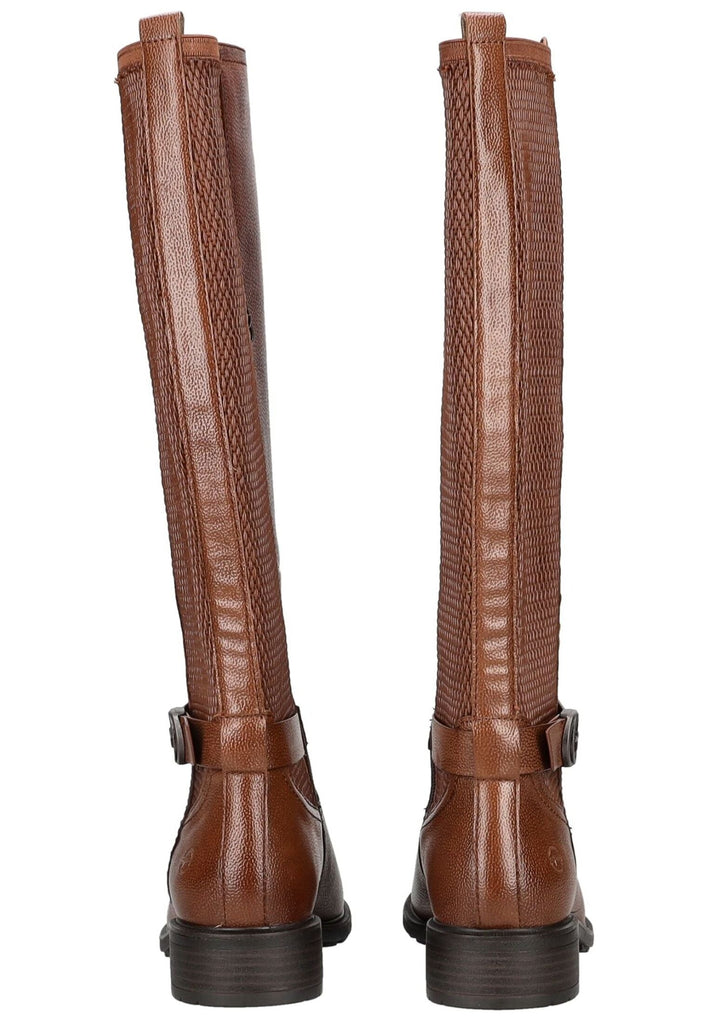 Tamaris Stiefel Leder/Synthetik Cognac
