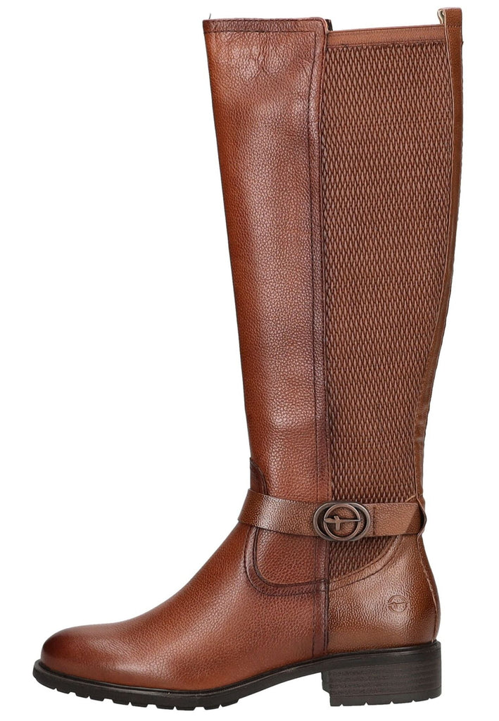 Tamaris Stiefel Leder/Synthetik Cognac