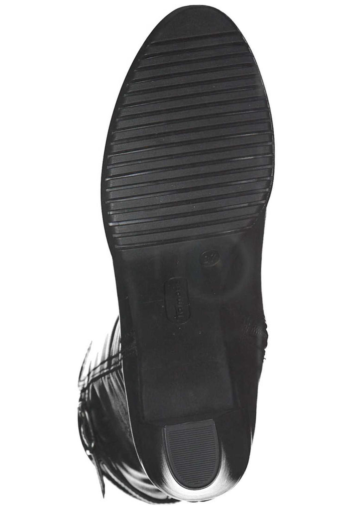 Tamaris Stiefel Leder/Synthetik Schwarz