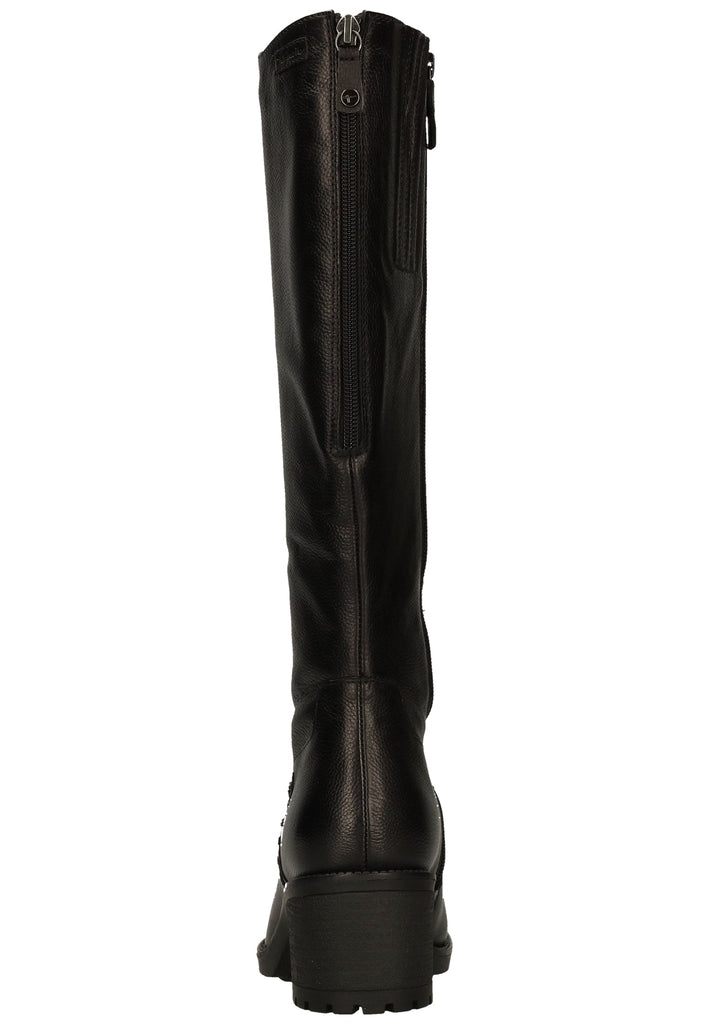 Tamaris Stiefel Leder/Synthetik Schwarz