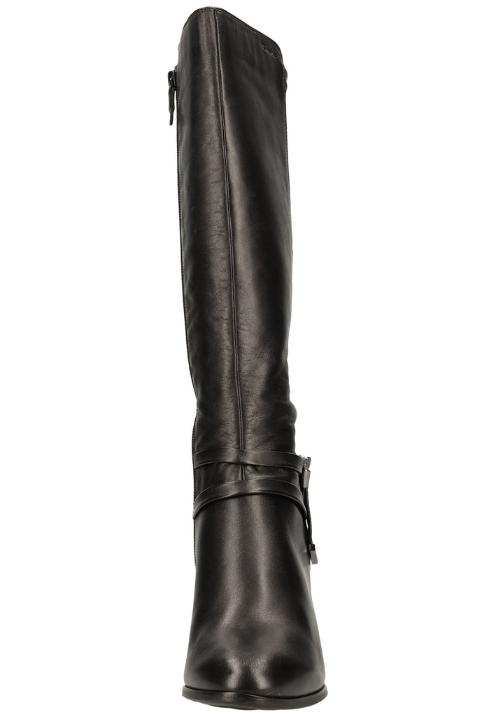 Tamaris Stiefel Leder/Synthetik Schwarz