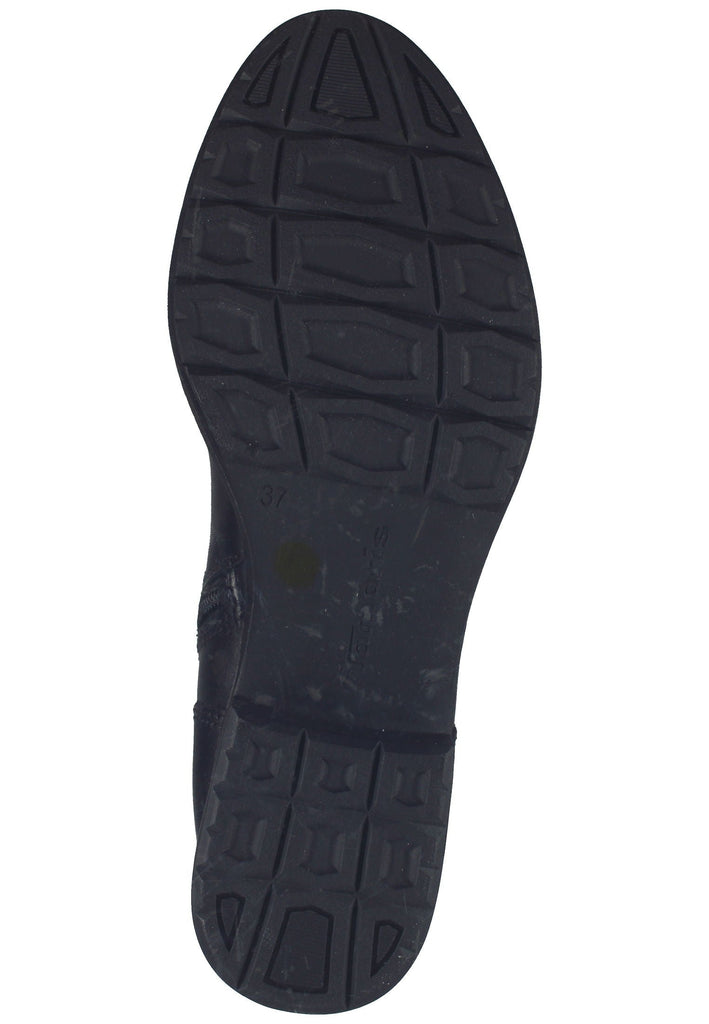 Tamaris Stiefel Leder/Synthetik Schwarz