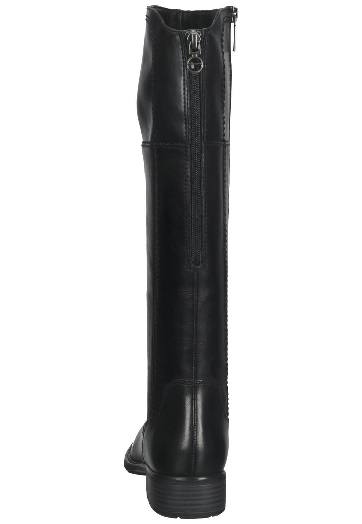 Tamaris Stiefel Leder/Synthetik Schwarz