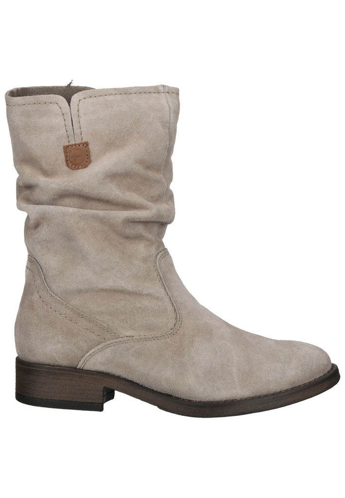 Tamaris Stiefel Leder Taupe Warmfutter