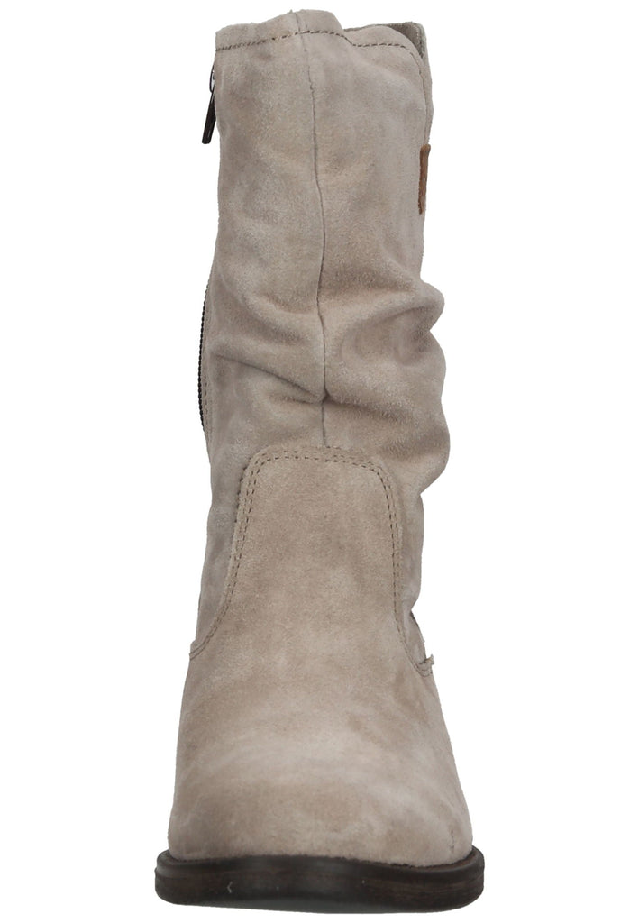 Tamaris Stiefel Leder Taupe Warmfutter