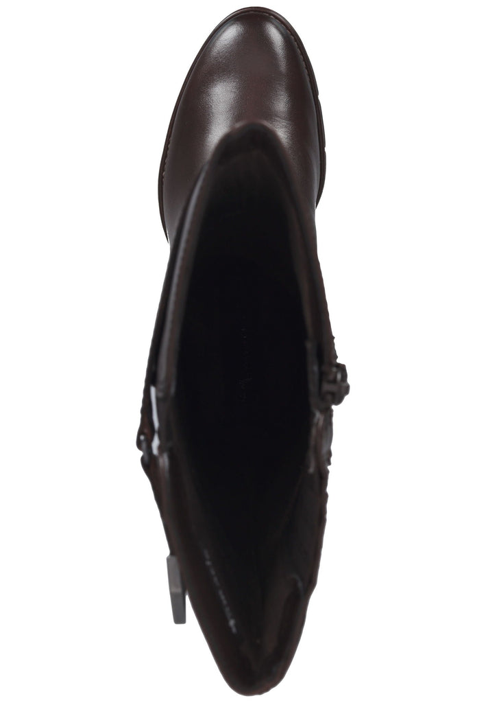 Tamaris Stiefel Leder/Textil Braun