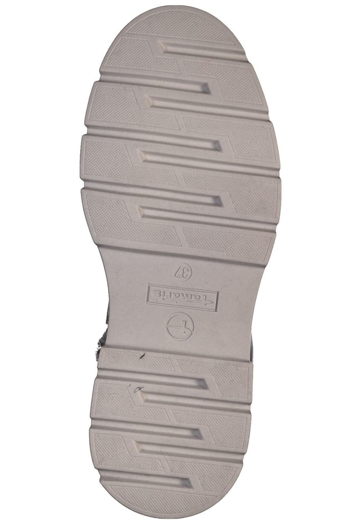 Tamaris Stiefel Leder/Textil Hellgrau Warmfutter