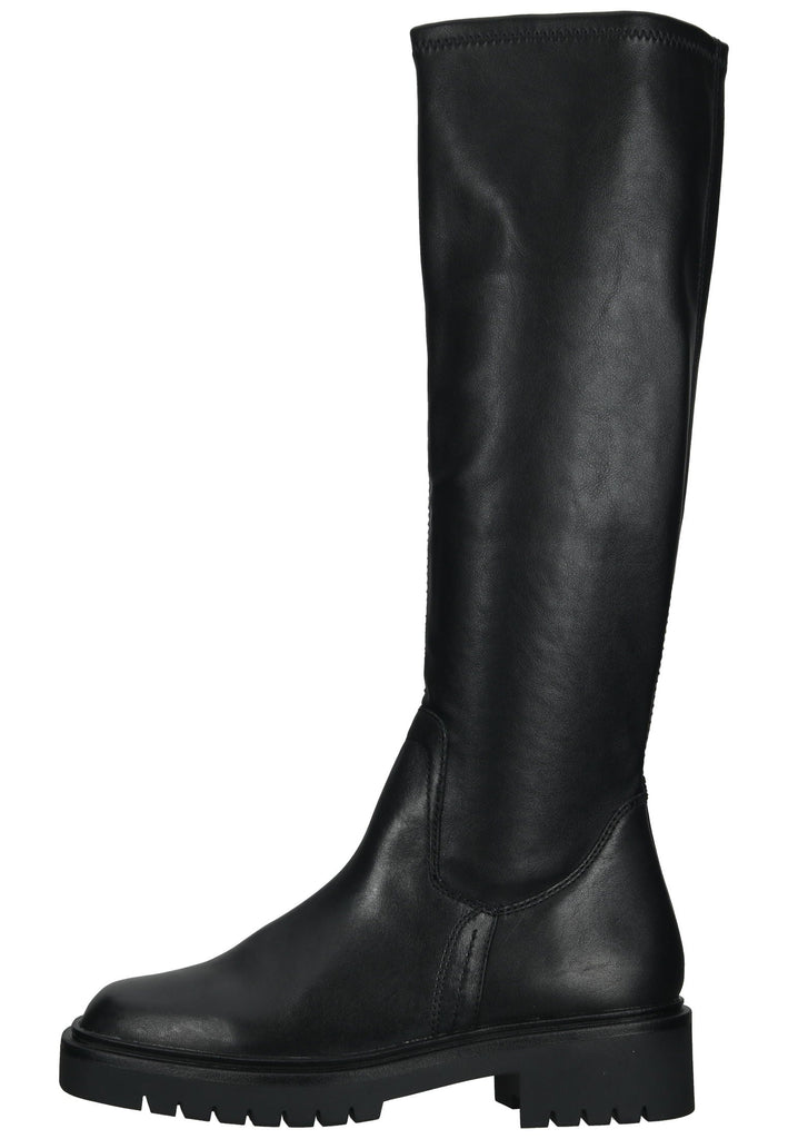 Tamaris Stiefel Leder/Textil Schwarz