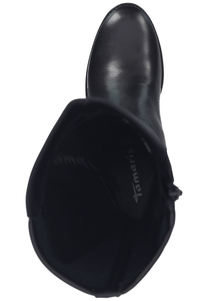 Tamaris Stiefel Leder/Textil Schwarz