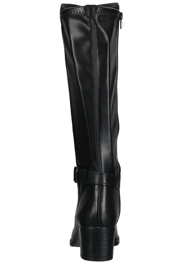 Tamaris Stiefel Leder/Textil Schwarz