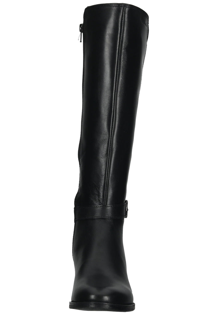 Tamaris Stiefel Leder/Textil Schwarz