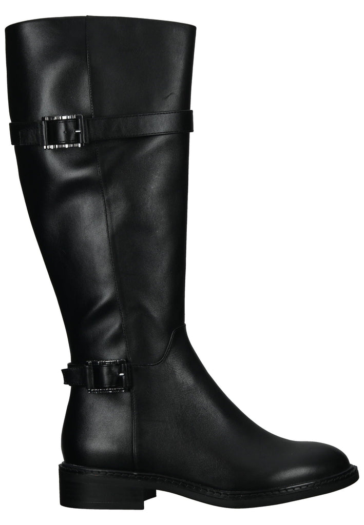 Tamaris Stiefel Leder/Textil Schwarz
