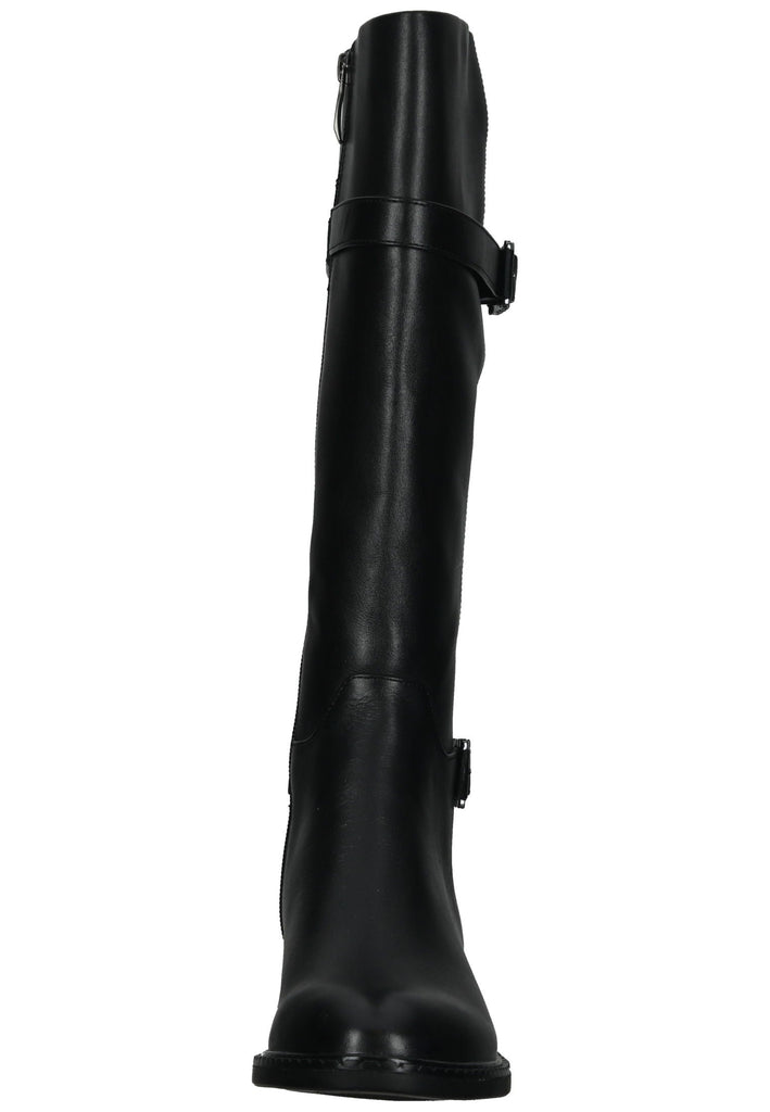 Tamaris Stiefel Leder/Textil Schwarz