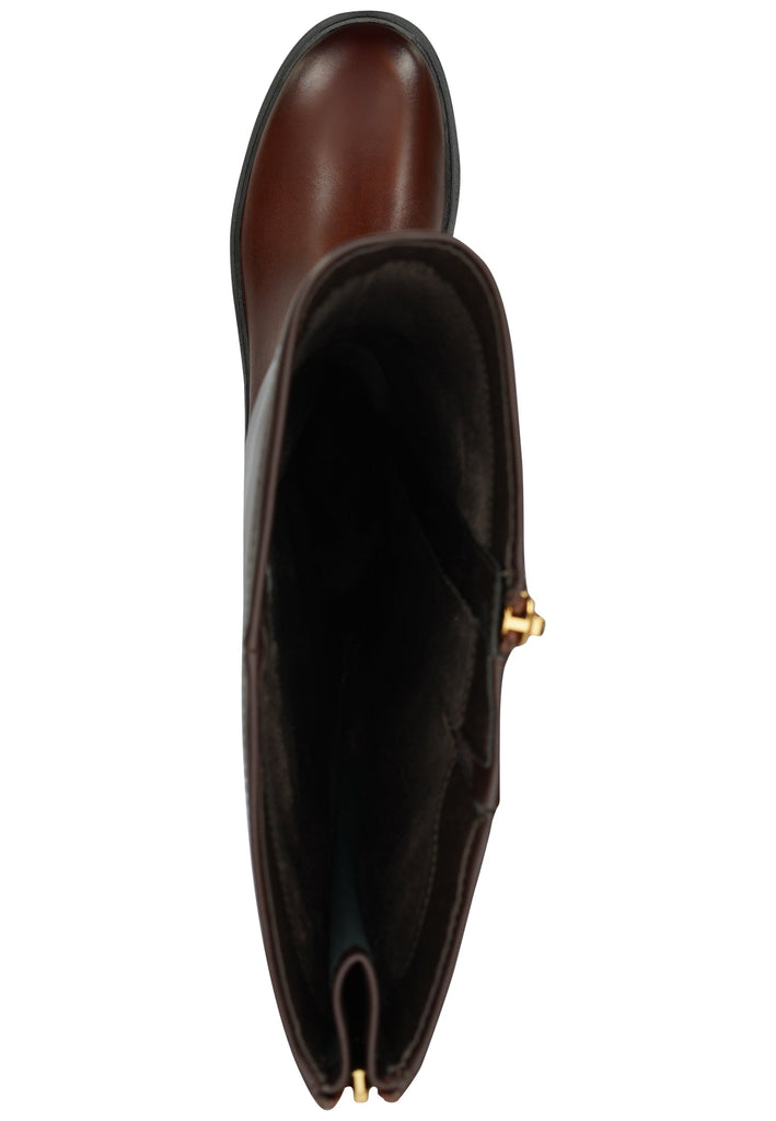 Tamaris Stiefel Lederimitat Cognac