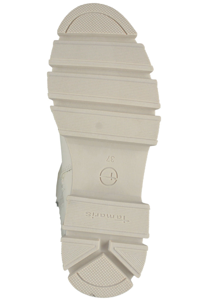 Tamaris Stiefel Lederimitat Ivory