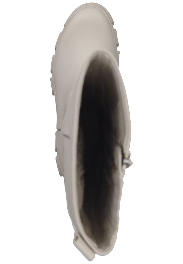 Tamaris Stiefel Lederimitat Ivory