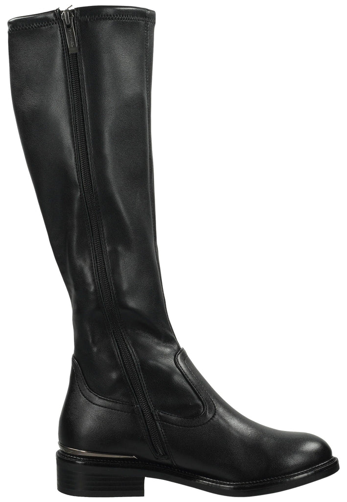 Tamaris Stiefel Lederimitat Schwarz