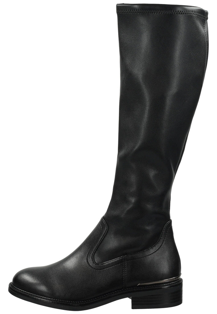 Tamaris Stiefel Lederimitat Schwarz