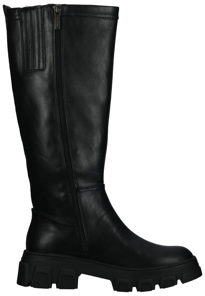Tamaris Stiefel Lederimitat Schwarz
