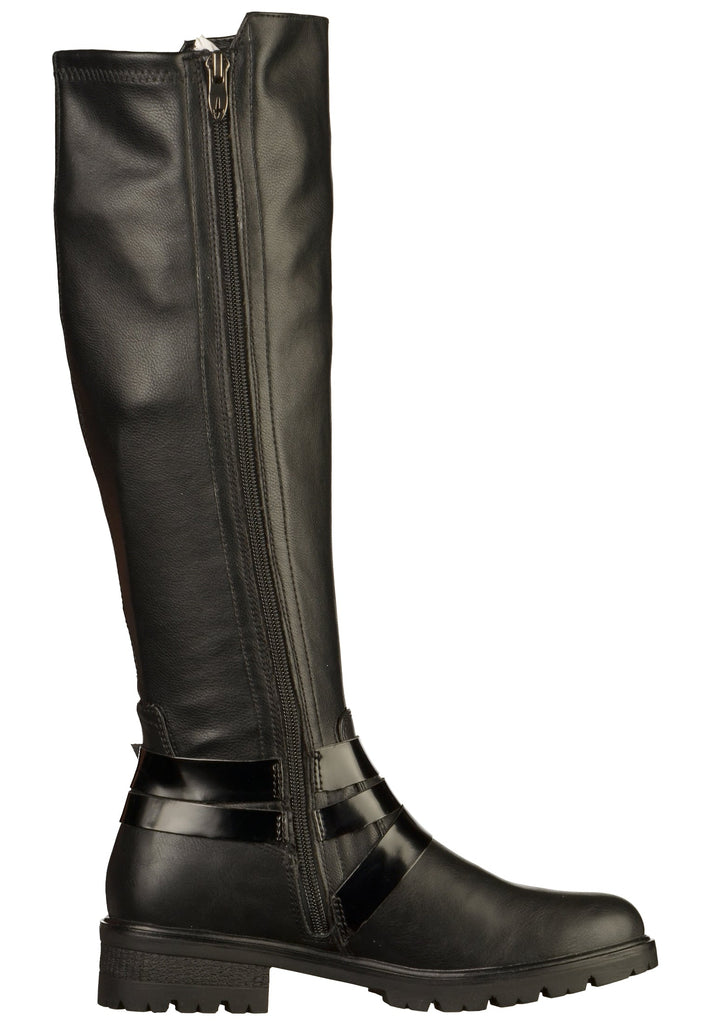 Tamaris Stiefel Lederimitat Schwarz