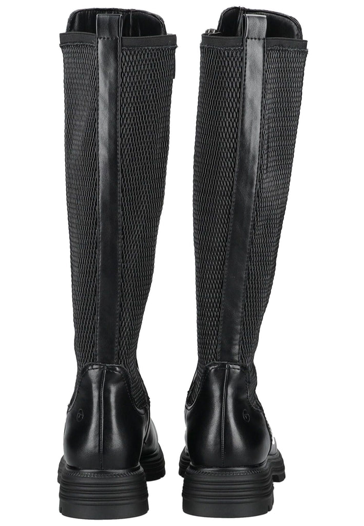 Tamaris Stiefel Lederimitat Schwarz
